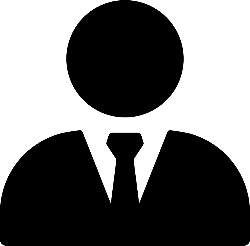 スーツを着た男性のアイコン