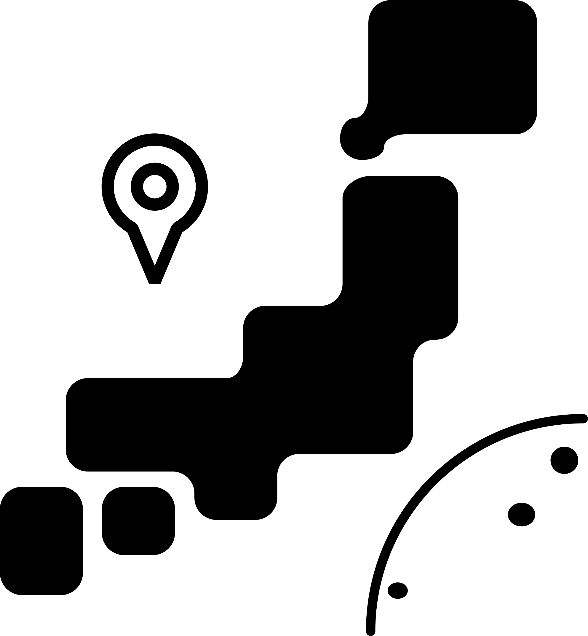 日本地図のアイコン